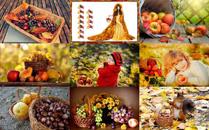 klicke hier, um die Datei herunterzuladen Fall Baskets - Herbstkörbe