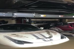 meine Garage unter Wasser