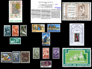 klicke hier, um die Datei herunterzuladen Weihnachtsmotive auf Briefmarken