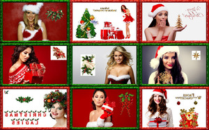 Christmas Ladies 1 - Weihnachtsdamen 1