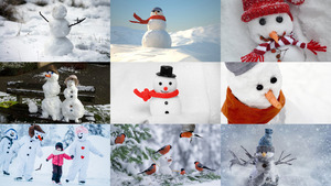 klicke hier, um die Datei herunterzuladen Schneemänner