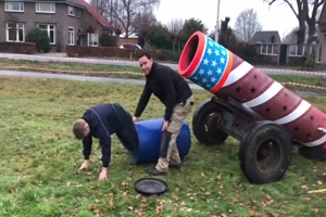 selbstgebaute Rakete