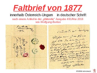 Brief von 1877