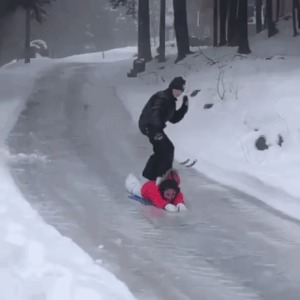 Besonderes Snowboard