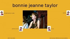 Jukebox - bonnie jeanne taylor 001