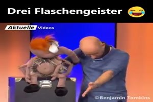 Drei Flaschengeister