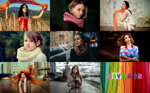 klicke hier, um die Datei herunterzuladen Scarves - Schals