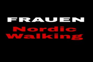 Frauen mit Nordic walking