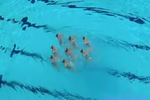 Synchron schwimmen