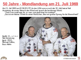 50 Jahre Mondlandung