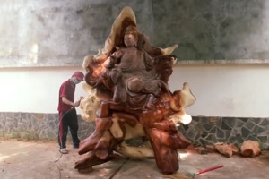 Super Holz-Buddha