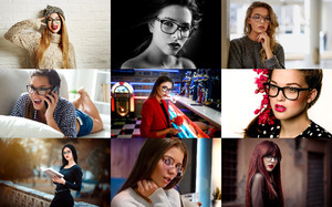 Girls with Glasses 1 - Mädchen mit Brille 1