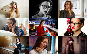 Girls with Glasses 1 - Mdchen mit Brille 1