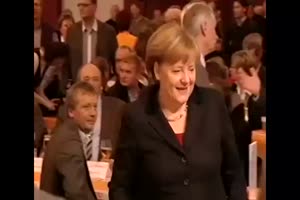 Merkel Bierdusche