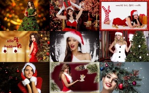 klicke hier, um die Datei herunterzuladen Christmas Ladies 2 - Weihnachtsdamen 2