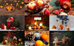 klicke hier, um die Datei herunterzuladen Christmas Fruits - Weihnachtsfrüchte
