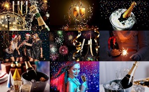 klicke hier, um die Datei herunterzuladen New Year Champagne - Champagner zu Neujahr