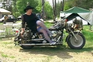 Probleme beim absteigen von der Harley