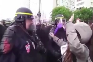 Polizeigewalt gegen linke Aktivisten