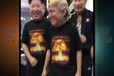 Lustiger Tanz von Trump, Putin und Kim Jong-un 