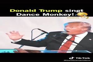 Donald Trump singt Dance Monkey 