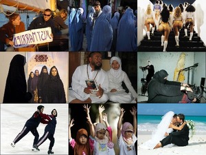 Moslems und Christen