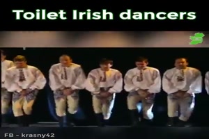 Toilet Irish dancers