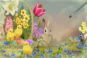 Frühlingshafte Grüße zum Osterfest