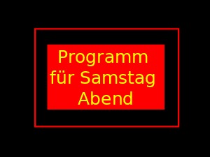 samstagabendprogramm