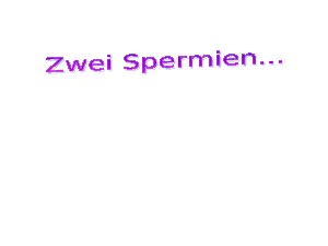 Zwei Spermien