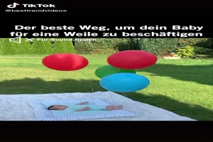 Der beste Weg,um dein Baby für eine Weile zu beschäftigen