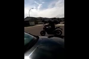 Probefahrt mit Motorrad