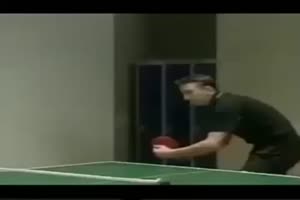Tischtennis-Trick