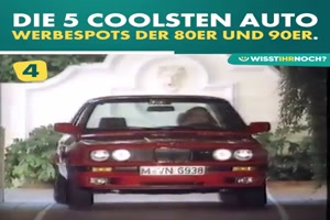Die beliebtesten Autos Werbespots der 80er und 90er