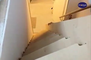 Klapp Treppe spart Platz