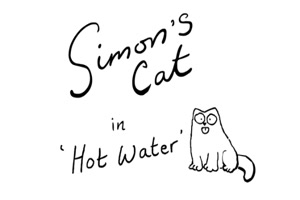 Simon's Cat in Hot Water ( heißes Wasser)