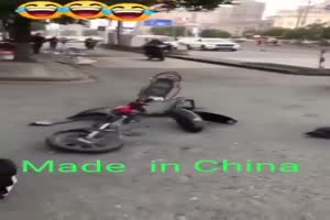 Das Moped ist wohl made in China