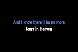 Eric Clapton Tears In Heaven