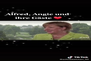 Angela Merkel und Alfred Tetzlaf