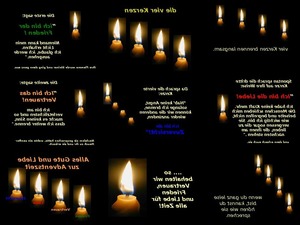 Advent - Die vier Kerzen