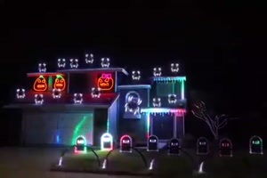 Lustiges Halloween-Haus