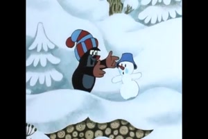 der kleine Maulwurf und der Schneemann