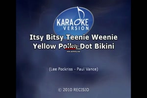 Brian Hyland Itsy Bitsy Teenie Weenie Yellow Polka Dot Bikin