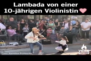 Lambda von einer 10 jährigen Violinistin