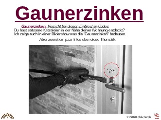 Gaunerzinken