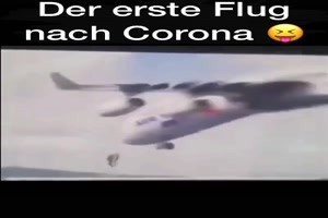 der erste Flug nach Corona