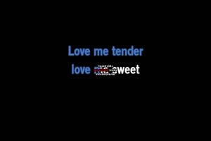 Elvis Presley Love Me Tender 57595