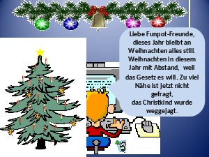 Weihnachtsgru an die Funpot-Freunde