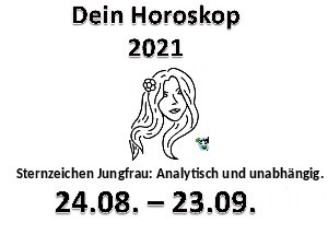 9. Dein Horoskop Jungfrau 2021