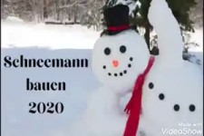 Schneemann bauen 2020 ( und 2021)